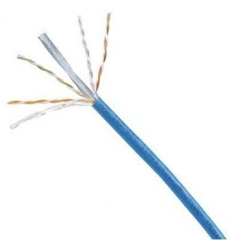 BOBINA DE CABLE UTP 305 M. DE COBRE, TX6000™ PANNET, REELEX, AZUL, CATEGORÍA 6 MEJORADO (23 AWG), PVC (CMR, RISER), DE 4