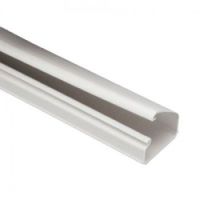 CANALETA LD10 DE PVC RÍGIDO, CON CINTA ADHESIVA PARA INSTALACIÓN SIN HERRAMIENTAS, DE 38.4 X 24 X 1828.8 MM, COLOR BLANC