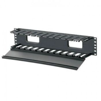 ORGANIZADOR DE CABLES HORIZONTAL PATCHLINK, SENCILLO (SOLO FRONTAL), PARA RACK DE 19IN, 2UR