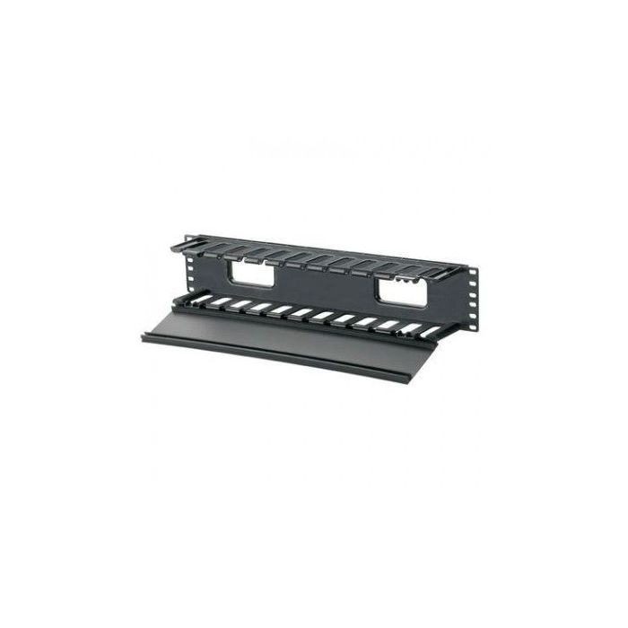 ORGANIZADOR DE CABLES HORIZONTAL PATCHLINK, SENCILLO (SOLO FRONTAL), PARA RACK DE 19IN, 2UR