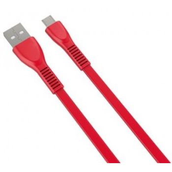 CABLE NACEB (NA-0103R) MICRO USB,1 METRO,ROJO