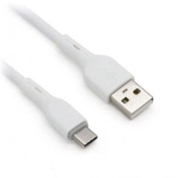 CABLE USB V2.0 TIPO C MACHO DE CABL PVC 1.0M BROBOTIX BLANCO 