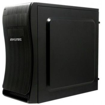 GABINETE EVOTEC (EV-1014) BASSU,MICRO ATX,FUENTE 600W,2USB 2.0,NEGRO