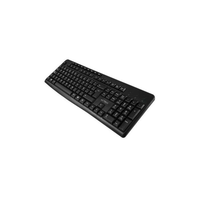 KIT TECLADO Y MOUSE INALÁMBRICO ACTECK CREATOR MK450 2.4GHZ 1200DPI COLOR NEGRO