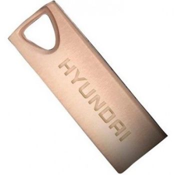 HYUNDAI BRAVO DELUXE - UNIDAD FLASH USB - 16 GB - USB 2.0 - ORO ROSA