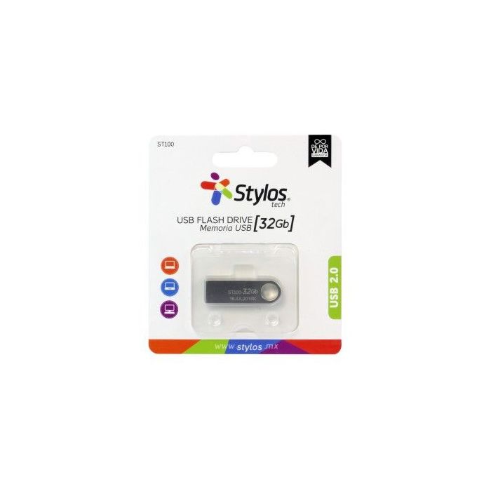 STYLOS TECH - USB FLASH DRIVE - USB - ST100 32GB TYPE A 2.0