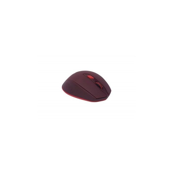 MOUSE NACEB (NA-0119R) INALAMBRICO,OPTICO,6 BOTONES,1200 DPI,ROJO