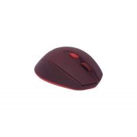 MOUSE NACEB (NA-0119R) INALAMBRICO,OPTICO,6 BOTONES,1200 DPI,ROJO
