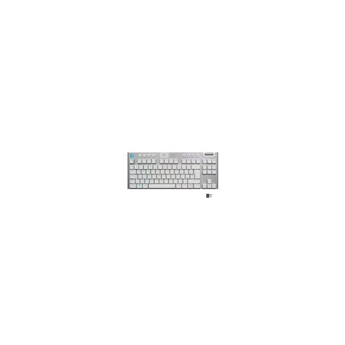 LOGITECH - KEYBOARD - WIRELESS - ENGLISH - BLUETOOTH  LIGHTSPEED  USB - ERGONOMIC DESIGN - ARCTIC WHITE