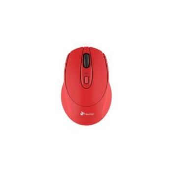 MOUSE NEXTEP INALÁMBRICO ERGÓNOMICO USB 1600 DPI BATERÍA INCLUIDA COLOR ROJO