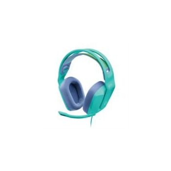 LOGITECH G G335 WIRED GAMING HEADSET - AURICULAR - TAMAÑO COMPLETO - CABLEADO - CONECTOR DE 3,5 MM - MENTA - CERTIFICADO