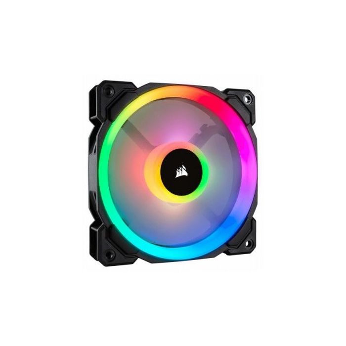 VENTILADOR GABINETE CORSAIR (CO-9050071-WW) LL120 RGB LUZ DUAL, 120MM, NEGRO