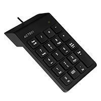 TECLADO NUMÉRICO ACTECK INSPIRE TN220 ALÁMBRICO DELGADO Y COMPACTO USB COLOR NEGRO