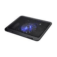 BASE ENFRIADORA GHIA  PARA LAPTOP  CON VENTILADOR Y LUZ LED  USB