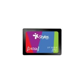 UNIDAD SSD 2.5' STYLOS 240GB (STMSSD2B) SATA3, 7MM, NEGRO