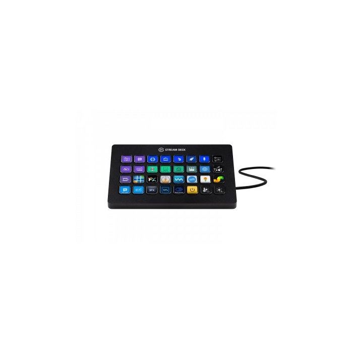 TECLADO PSTREAMING ELGATO (10GAT9901) STREAM DECK XL,32 TECLAS LCD,NEGRO