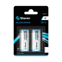 PILAS STEREN ALCALINAS TIPO C 1.5V C2 PZAS