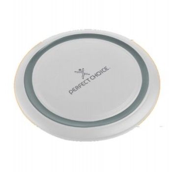 CARGADOR INALÁMBRICO PERFECT CHOICE UNIVERSAL 15W COLOR BLANCO