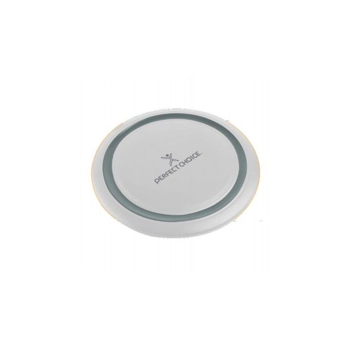 CARGADOR INALÁMBRICO PERFECT CHOICE UNIVERSAL 15W COLOR BLANCO