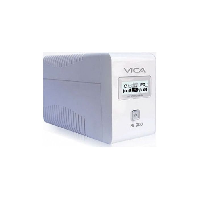 UPS VICA S900 REGULADOR INTEGRADO 900VA550W 8 CONTACTOS PANTALLA LCD COLOR NEGRO