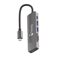 HUB NEXTEP USB-C 6 EN 1 USB 3.0HDMI4K LECTOR SD-TF
