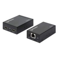 EXTENSOR MANHATTAN VIDEO HDMI SOBRE ETHERNET VÍA CAT 6 1080P 50M COLOR NEGRO