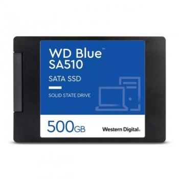 UNIDAD DE ESTADO SOLIDO SSD WESTER BLUE 2.5 500GB SATA 3DNAND 6GBS 7MM LECT 560MBS ESCRIT 510MBS