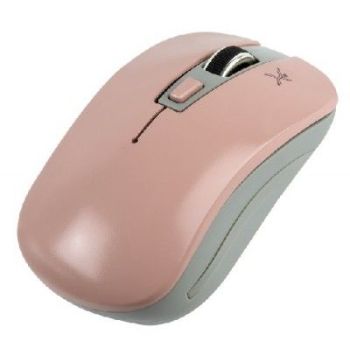 MOUSE INALÁMBRICO PERFECT CHOICE ESSENTIAL AJUSTABLE 800-1200-1600DPI COLOR ROSA