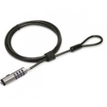 BROBOTIX CANDADO PARA LAPTOP, TIPO K-SLOT , TIPO NANO,DE COMBINACIÓN, 1.8 METROS