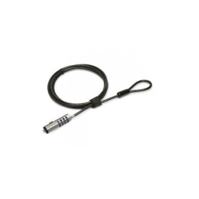 BROBOTIX CANDADO PARA LAPTOP, TIPO K-SLOT , TIPO NANO,DE COMBINACIÓN, 1.8 METROS