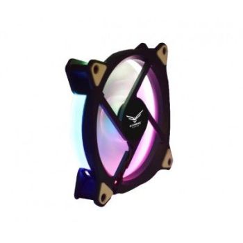 VENTILADOR P GABINETE NACEB (NA-0922) CEPHEUS, 120MM, 1200RPM, RGB, NEGRO