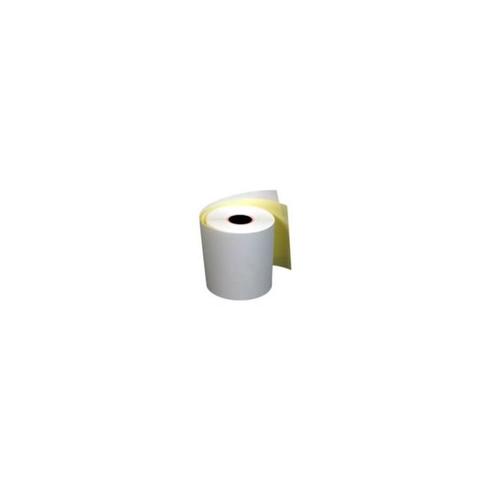 PAPEL PCM AUTOCOPIA ROLLO 57X60 BLANCO-AMARILLO C100 PZAS