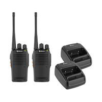 KIT RADIO STEREN RAD-010 2 RADIOS DE 2 VÍAS AMATEUR 3W COLOR NEGRO