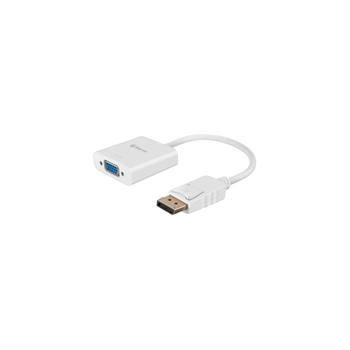 ADAPTADOR STEREN DISPLAYPORT A VGA COLOR BLANCO