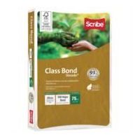 PAPEL CORTADO SCRIBE CLASS BOND DORADO OFICIO 93% DE BLANCURA 75GR CAJA C5000 HOJAS