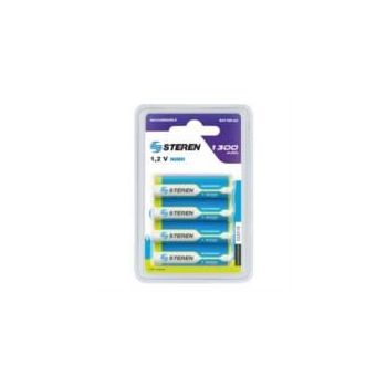 PILAS RECARGABLES STEREN AA NIMH 1300 MAH PAQUETE C4