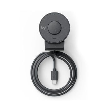 CÁMARA WEB LOGITECH BRIO 300 1080P USB-C CON CORRECCIÓN ILUMINACIÓN AUTOMÁTICA MICRÓFONO COLOR GRAFITO