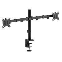 SOPORTE PDOBLE MONITOR ACTECK (AC-934602) ENFORCEZONE SM490,SOPORTE VESA 7575MM100100MM,NEGRO