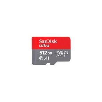 MEMORIA SANDISK MICRO SDXC 512GB ULTRA 150MBS CLASE 10 CADAPTADOR SDSQUAC-512G-GN6MA