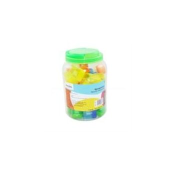 SACAPUNTAS BARRILITO X41 PLÁSTICO CON DEPÓSITO BOTE C40 PZAS