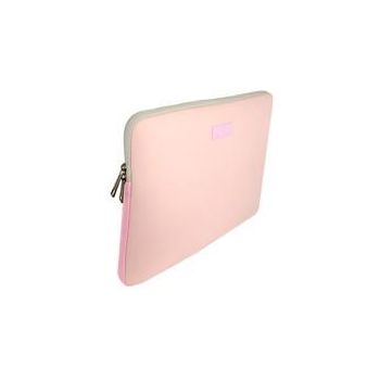 FUNDA PERFECT CHOICE BAGIQ DE NEOPRENO PARA LAPTOP 15 COLOR ROSA
