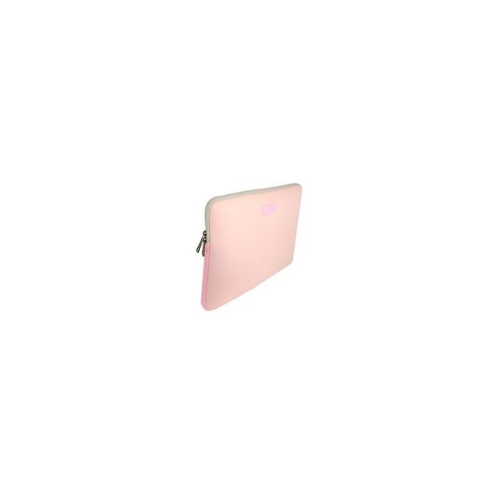 FUNDA PERFECT CHOICE BAGIQ DE NEOPRENO PARA LAPTOP 15 COLOR ROSA