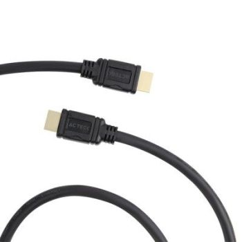 CABLE ACTECK (AC-934800) HDMI MACHO A HDMI MACHO, LINX PLUS CH205, 4K, 1.5 MT, NEGRO