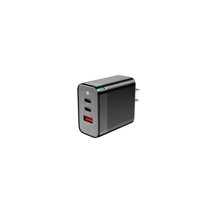 CARGADOR DE PARED ACTECK (AC-935579)  ENERGON PRO CE707, CARGA RAPIDA, 65W, 2USB C PD,  1USB A