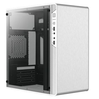 GABINETE ACTECK (AC-935852) PERFORMANCE II GI215W,MICRO ATX,FUENTE 500W,2USB 2.0,ACRILICO,BLANCO