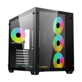 GABINETE ACTECK GAMER MEDIA TORRE TANK PRO GM930 MAX MB ATX ULTRA WIDE PANEL IZQ CRISTAL + FRENTE CRISTAL 2XUSB 3.0 + 4X