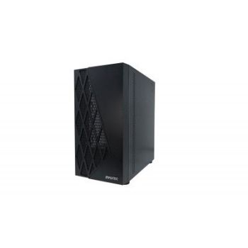 GABINETE EVOTEC (EV-1018) TAIPEI,MICRO ATX,SIN FUENTE,2USB 2.0,1USB 3.0,ACRILICO,NEGRO
