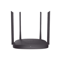 ROUTER INALÁMBRICO WISP  HASTA 1200 MBPS  DOBLE BANDA AC (2.4 GHZ Y 5 GHZ)  4 PUERTOS 10100 MBPS   4 ANTENAS OMNIDIRECCI