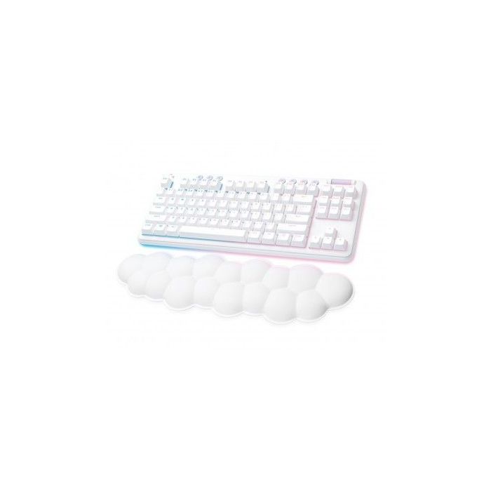 LOGITECH - KEYBOARD AND KEYPAD SET - WIRELESS - SPANISH (LATIN AMERICAN) - LIGHTSPEED - ERGONOMIC DESIGN - ARCTIC WHITE