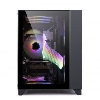 GABINETE GAME FACTOR CSG570 MATX FISHTANK DOBLE CRISTAL TEMPLADO USB 2.03.0 120MM COLOR NEGRO
